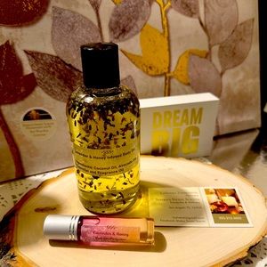 ~SSS~ Lavender & Honey Infused Body Oil with matching Roll on Perfume Fragrance